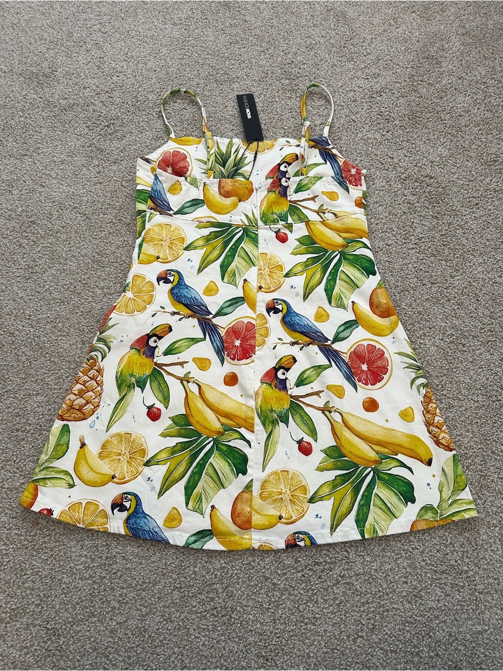 Fashion Nova Tropicana Stretch Twill Mini Dress – Size L – New With Tags (NWT) - Picture 4 of 9